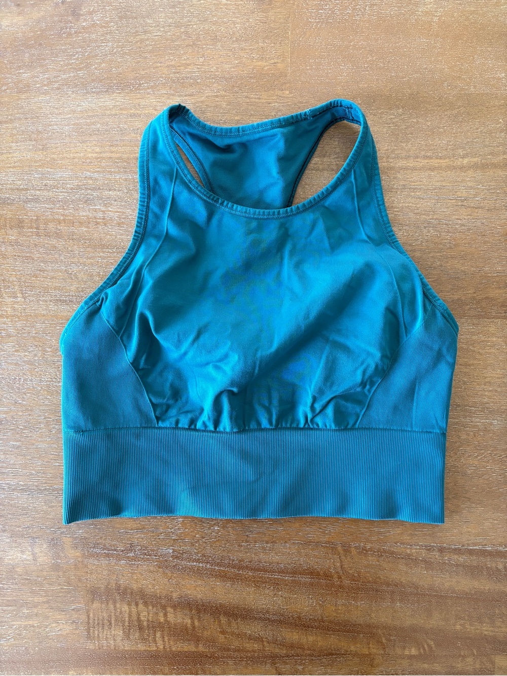 lululemon Teal High-Neck Sports Bra